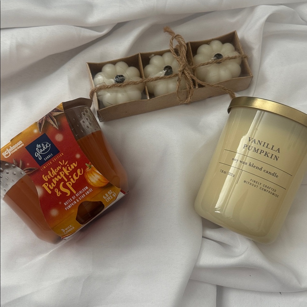 Bundle of Pumpkin Candles